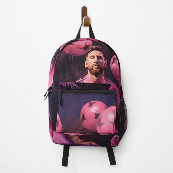 Item preview, Flamingo Fantasy: Messi's Miami Elegance designed and sold by Prompt Football.