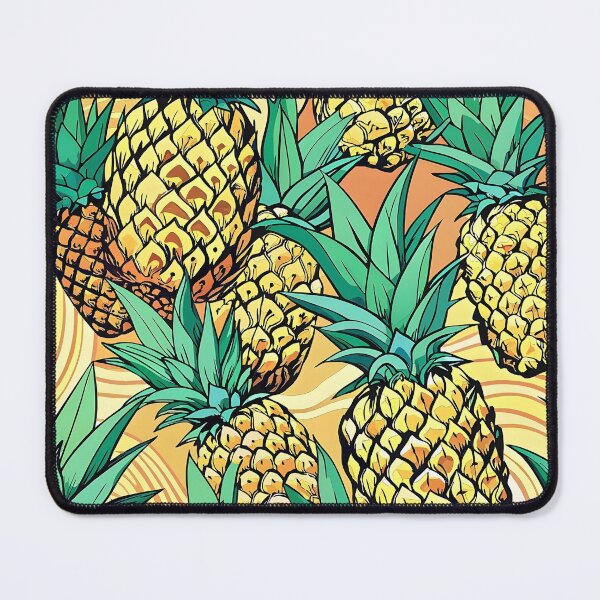 Item preview, Tropical pineapple pattern design. Tropical fruit in an original pattern designed and sold by Rostislav Bouda.