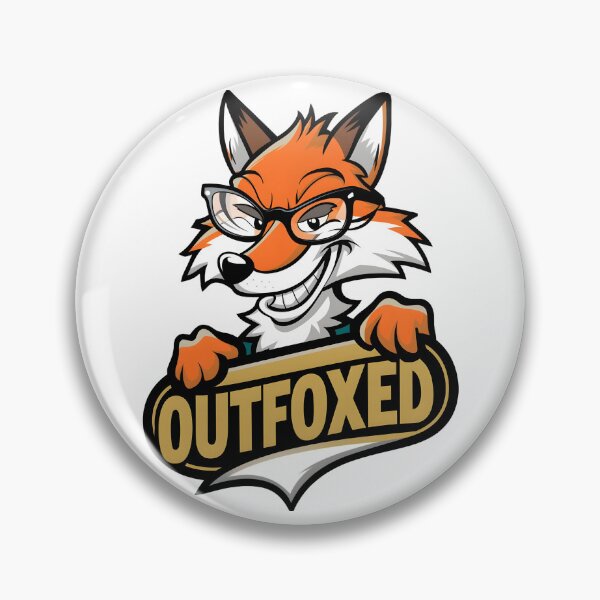 Item preview, Sly fox In Glasses Outfoxed  designed and sold by ColorFlick.