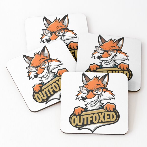 Item preview, Sly fox In Glasses Outfoxed  designed and sold by ColorFlick.