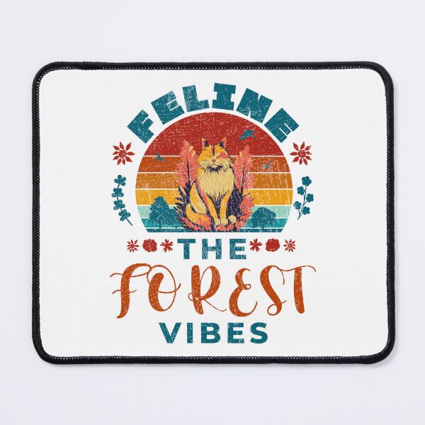 Item preview, Feline The Forest Vibes, vintage, retro designed and sold by KaiLabsArt.