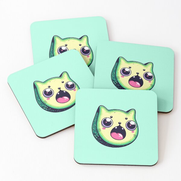 Item preview, Avocado cat designed and sold by Anna Halasek.