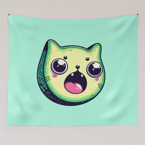 Item preview, Avocado cat designed and sold by Anna Halasek.
