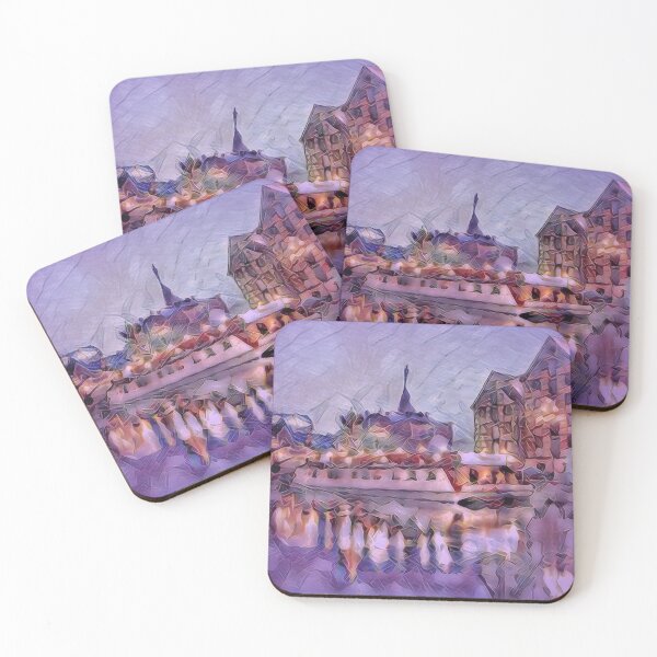 Item preview, Party Boats on the River designed and sold by RiverDeeDesigns.
