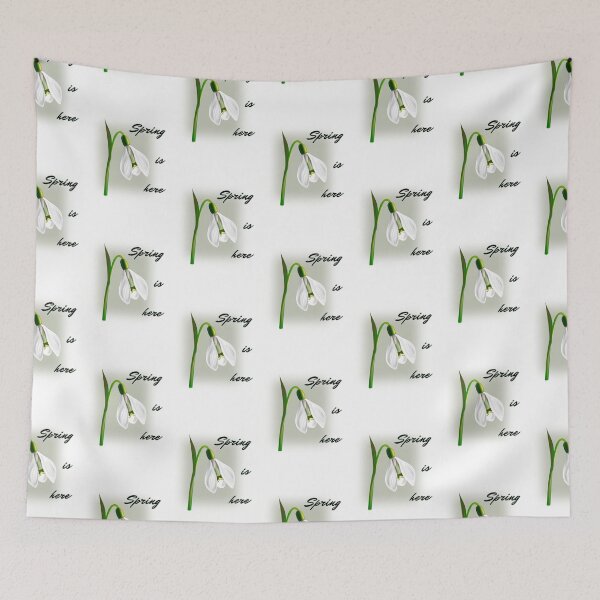 Item preview, Spring Is Here. Beautiful Snowdrop Flower designed and sold by Rebel-Design.