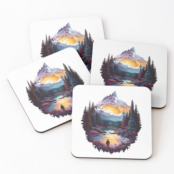 Item preview, Solitary Canoe Journey - National Park Serenity designed and sold by VoyteksDesigns.