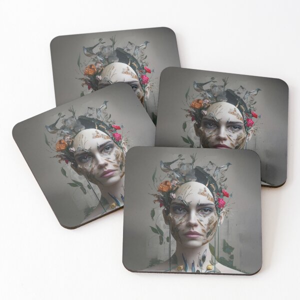 Item preview, Botanical Portrait: A Captivating Fusion of Art and Fashion designed and sold by MarinaFila.