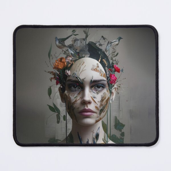 Item preview, Botanical Portrait: A Captivating Fusion of Art and Fashion designed and sold by MarinaFila.