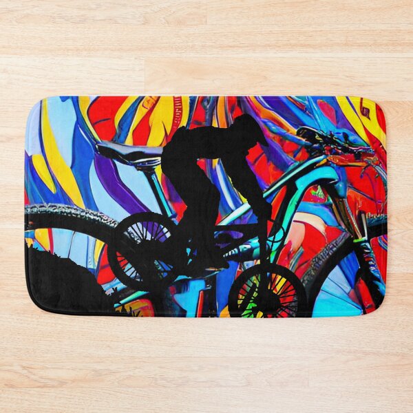 Item preview, Mountain Biking Silhouette: Adventure Awaits designed and sold by GrizzlyCollective.
