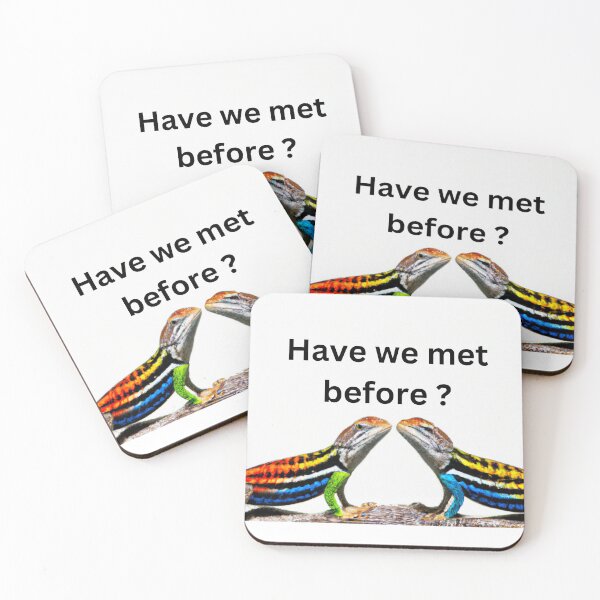 Item preview, Have we met before designed and sold by seahorse crossing.