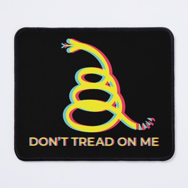 Item preview, Don't Tread on Me - Tik Tok glitch aesthetic designed and sold by pelagio.