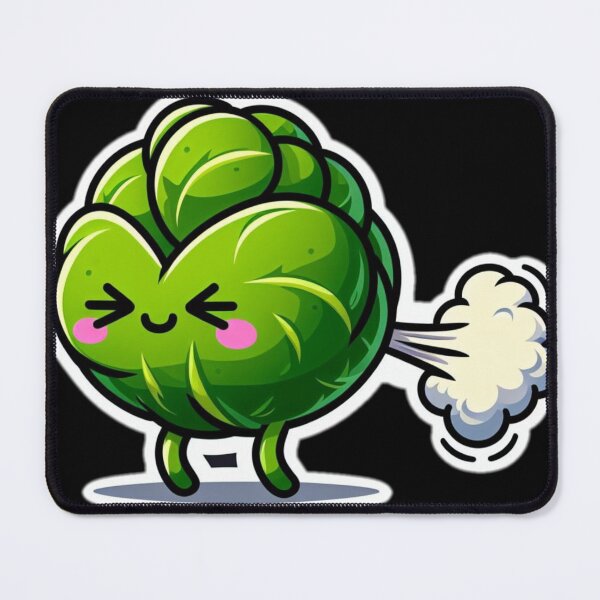 Item preview, Farting Kawaii Brussels Sprout designed and sold by BeardedTree.