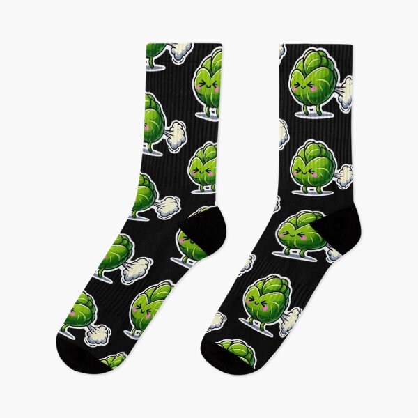 Item preview, Farting Kawaii Brussels Sprout designed and sold by BeardedTree.