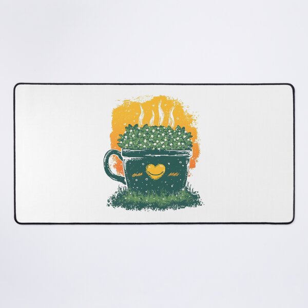 Item preview, Heartwarming Herbal Bliss - Green Tea Love designed and sold by VoyteksDesigns.