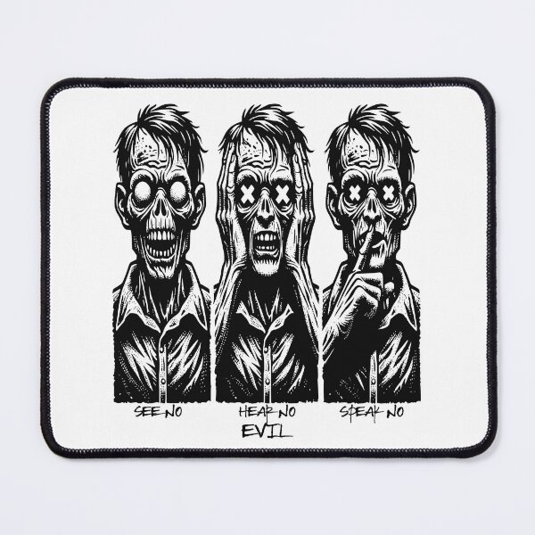 Item preview, SEE NO EVIL, HEAR NO EVIL, SPEAK NO EVIL designed and sold by Dying2win.