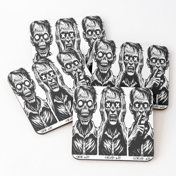 Item preview, SEE NO EVIL, HEAR NO EVIL, SPEAK NO EVIL designed and sold by Dying2win.
