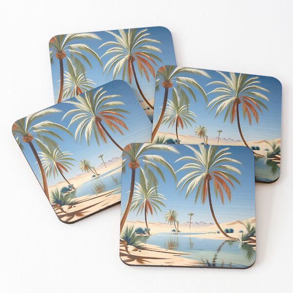 Artikelvorschau, A Quiet Desert Oasis—Sand Dunes and Date Palms entworfen und verkauft von AspirationalArt.