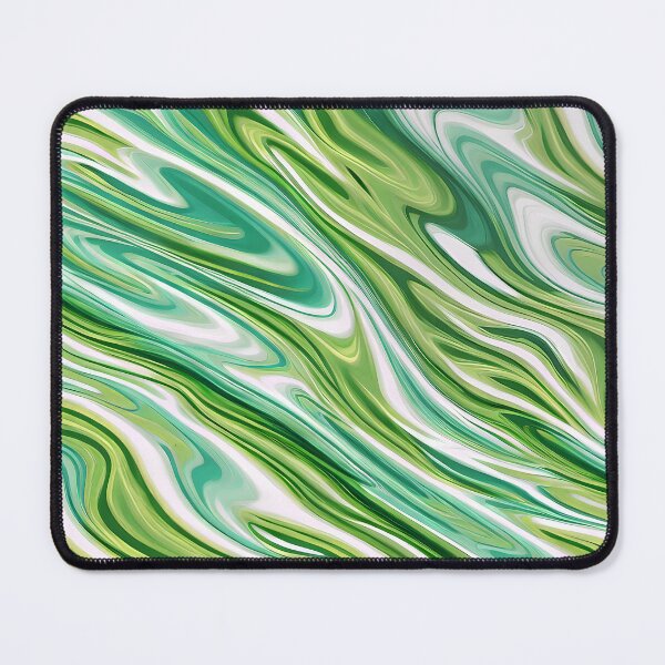 Item preview, #M282: White Green And Teal Waves Groovy Move designed and sold by FarStarL33.