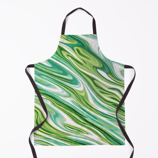 Item preview, #M282: White Green And Teal Waves Groovy Move designed and sold by FarStarL33.