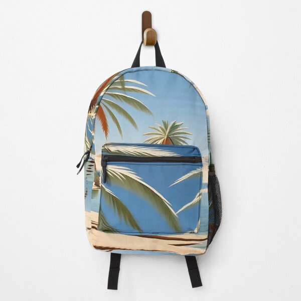 Item preview, A Quiet Desert Oasis—Sand Dunes and Date Palms designed and sold by AspirationalArt.