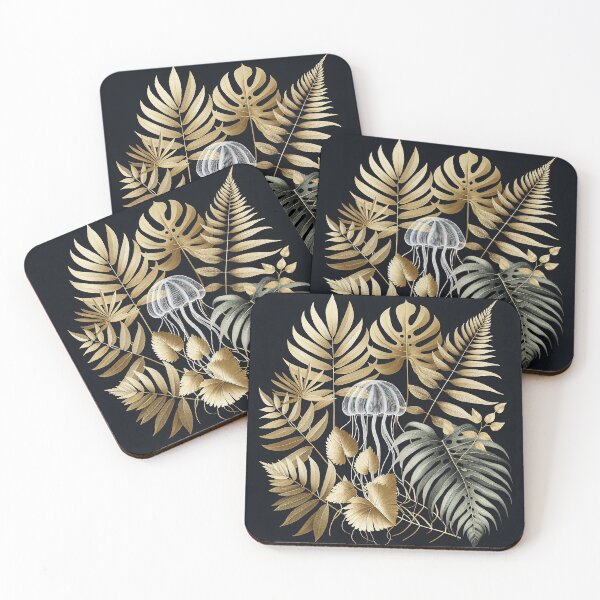 Item preview, Jellyfish in the Golden Rainforest designed and sold by zzz888.