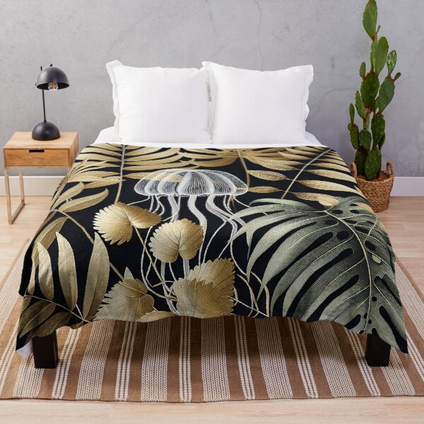 Item preview, Jellyfish in the Golden Rainforest designed and sold by zzz888.