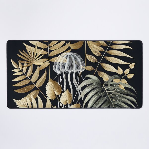 Item preview, Jellyfish in the Golden Rainforest designed and sold by zzz888.