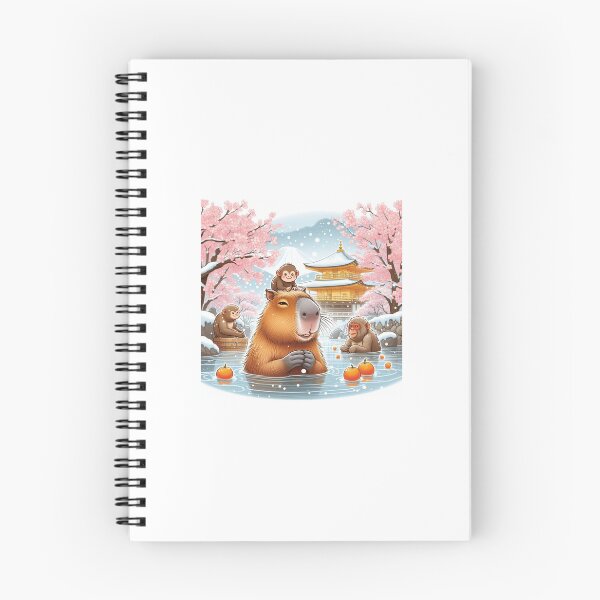 Item preview, Capybara and Japanese Onsen5 designed and sold by Capybara Art Lover.
