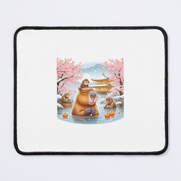 Item preview, Capybara and Japanese Onsen5 designed and sold by Capybara Art Lover.