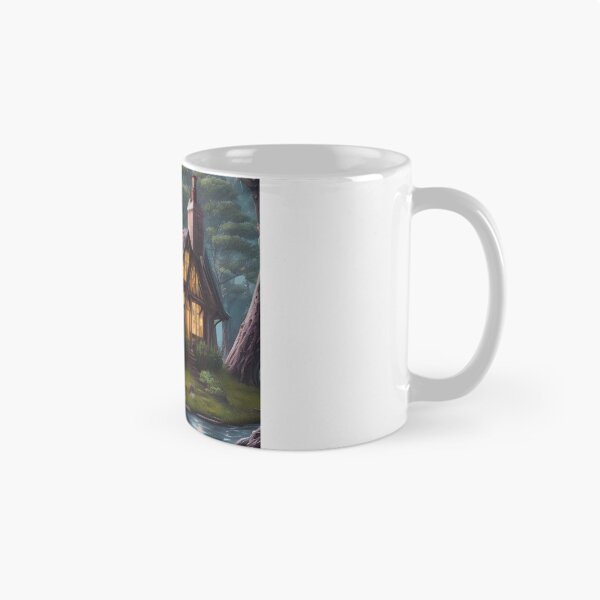 Item preview, Tranquil Riverfront Lodge in the Woods designed and sold by ArtistryTouch.