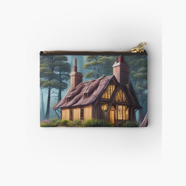 Item preview, Tranquil Riverfront Lodge in the Woods designed and sold by ArtistryTouch.