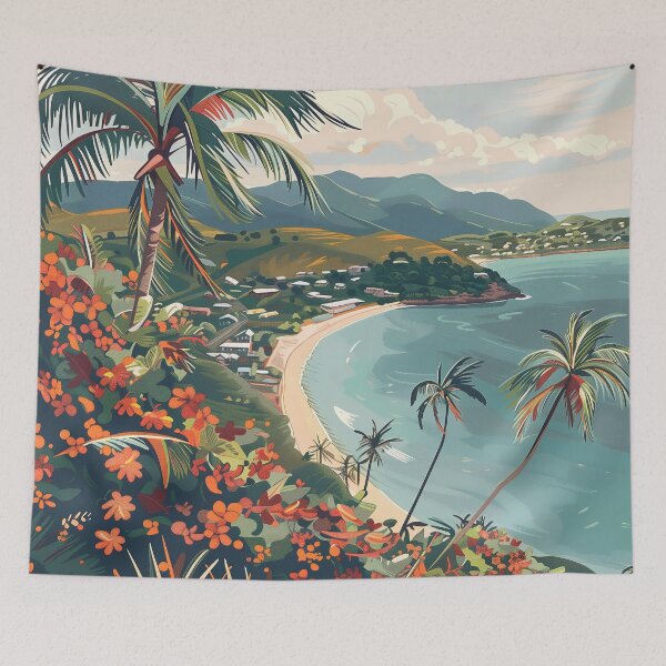 Item preview, Antigua and Barbuda Digital Illustration designed and sold by ComicsFactory.