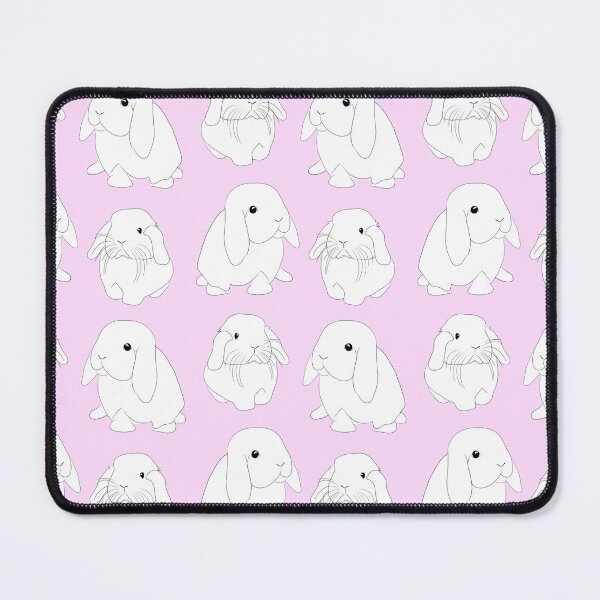 Item preview, Rabbits Pink designed and sold by okaymoose.