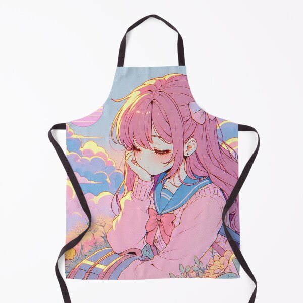 Item preview, Anime Dreams Cake - Serene Artwork in Pink designed and sold by Ana C Falla.