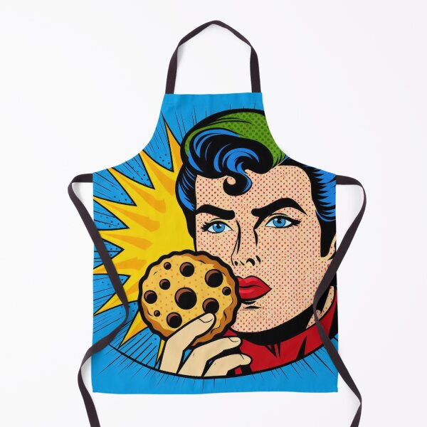 Item preview, Pop Art Treats: Cookie with Chips Design Held by a Man designed and sold by StickerStudio27.