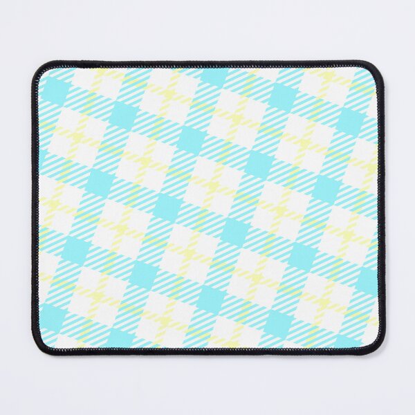 Item preview, Yellow & Sky-Blue Striped Plaid Squares Line Absolute Diagrams designed and sold by Alchemy-A-La-G.