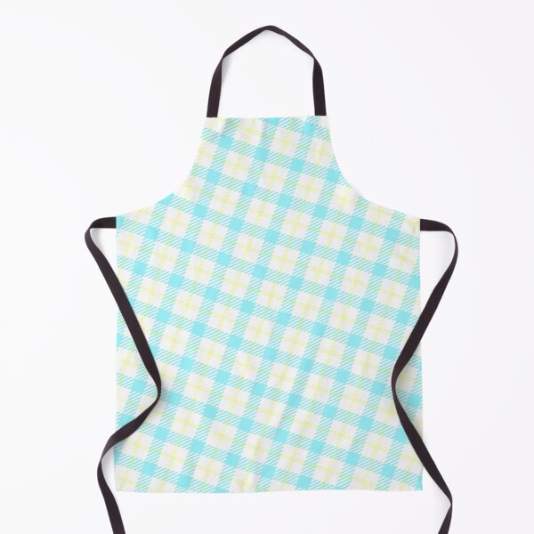 Item preview, Yellow & Sky-Blue Striped Plaid Squares Line Absolute Diagrams designed and sold by Alchemy-A-La-G.