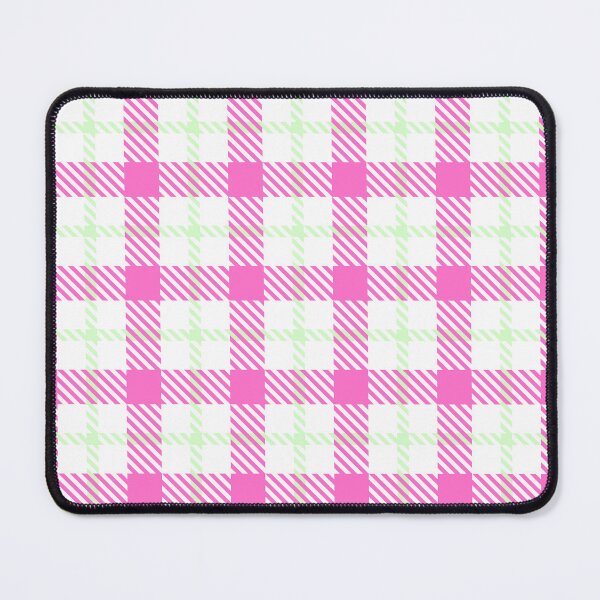 Item preview, Pink & Green Striped Plaid Squares Line Absolute Diagrams designed and sold by Alchemy-A-La-G.