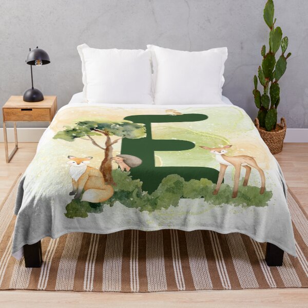 Item preview, Woodland animals Letter E designed and sold by Tiffany Glassco.