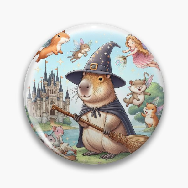 Item preview, Capybara the Adorable Wizzard2 designed and sold by Capybara Art Lover.