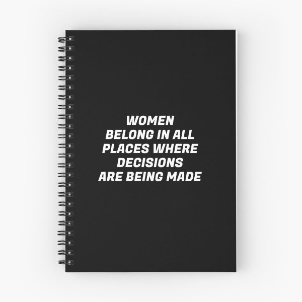 Item preview, Women belong in all places where decisions are being made  designed and sold by Inspirationmotivation.