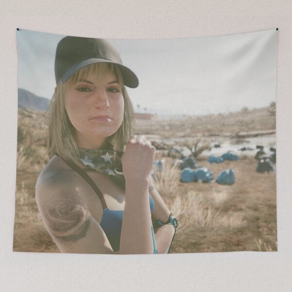 Item preview, Woman by the landfill - virtual photography designed and sold by Promethea Echenique.