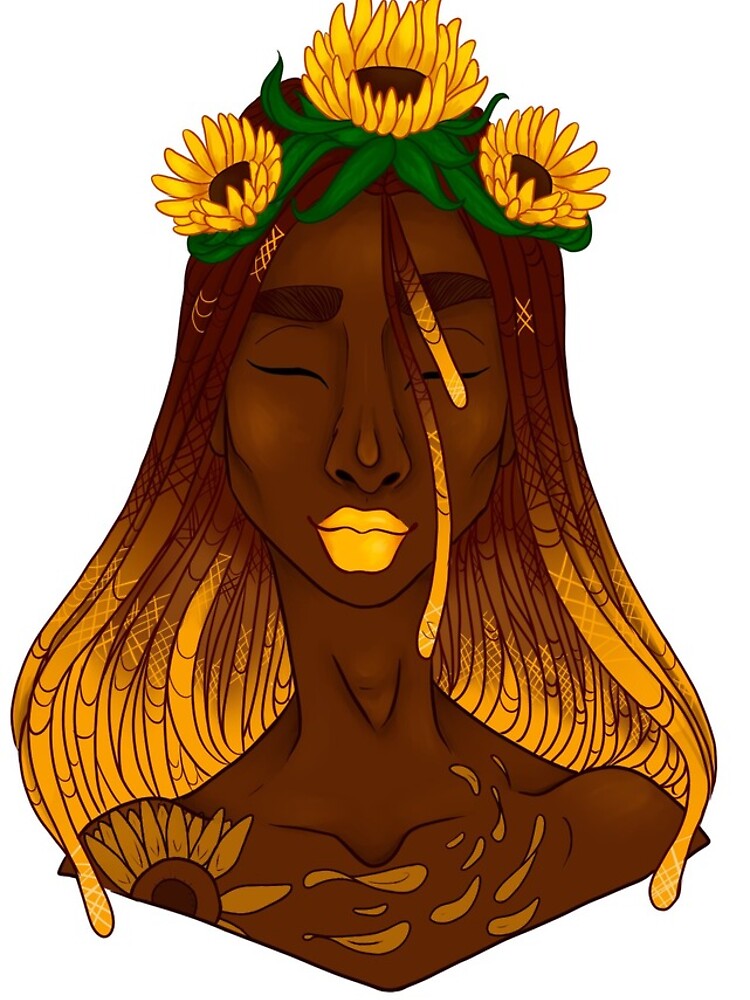the sunflower by gabiioartist