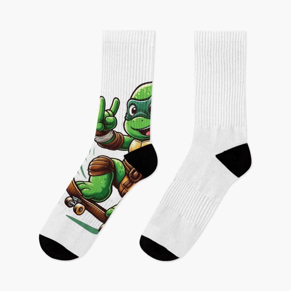 Item preview, ninja turtle riding skateboard.  designed and sold by MzulhilmiZam.