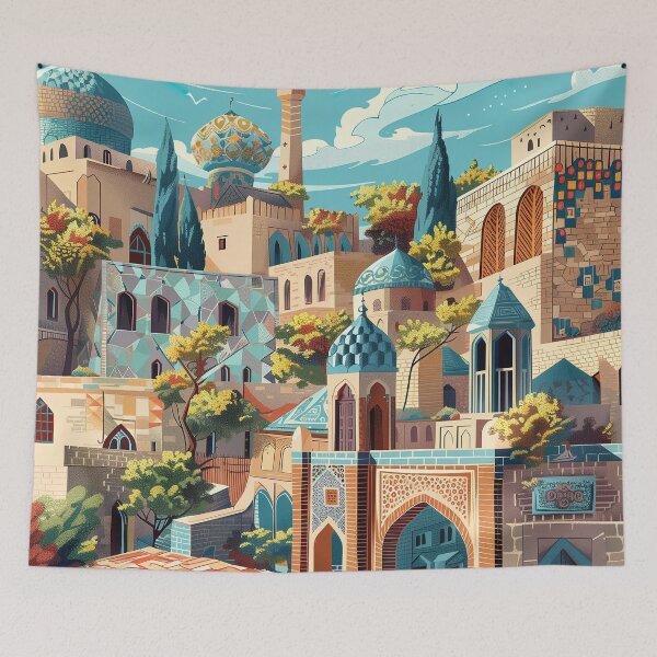 Item preview, Azerbaijan Digital Illustration designed and sold by ComicsFactory.