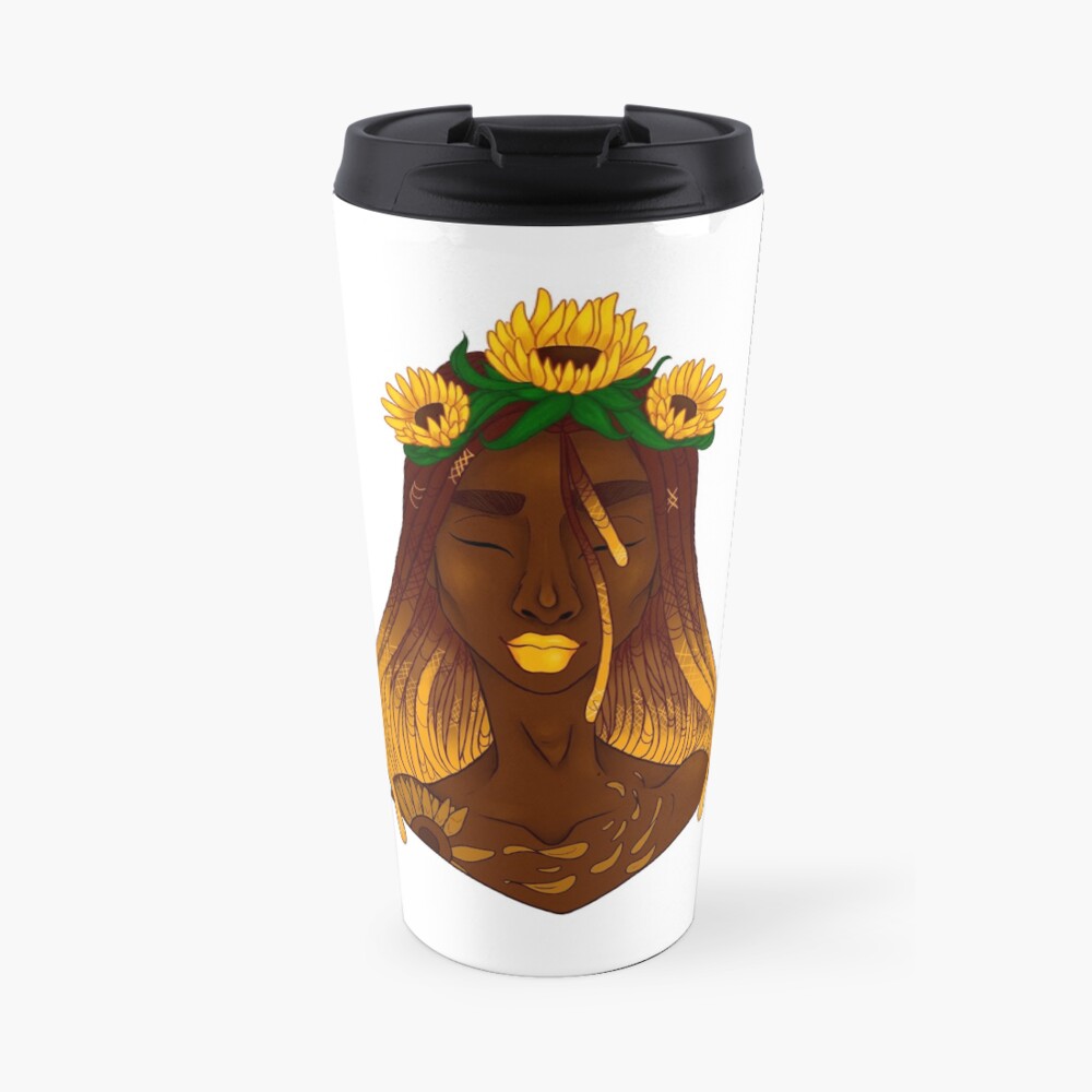 the sunflower Travel Mug