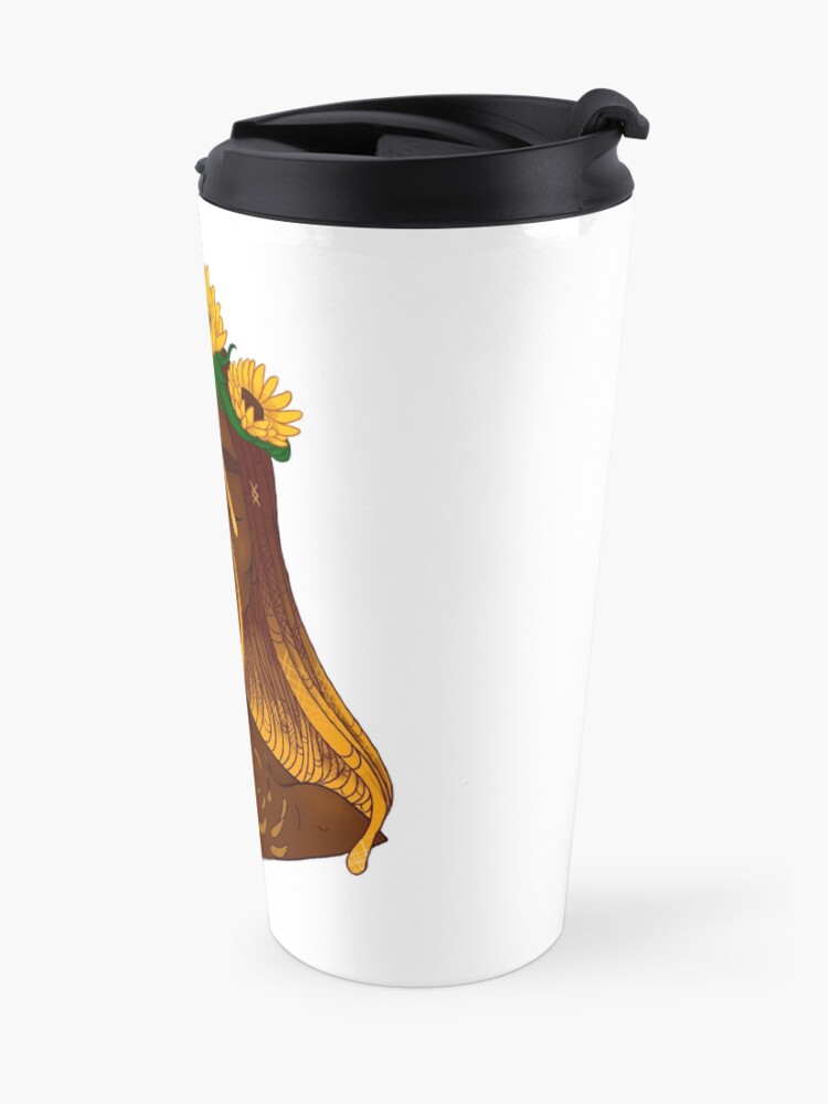 Alternate view of the sunflower Travel Mug