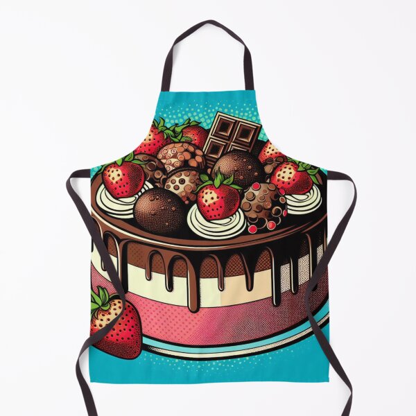 Item preview, Pop Art Indulgence: Chocolate Cake Design designed and sold by StickerStudio27.