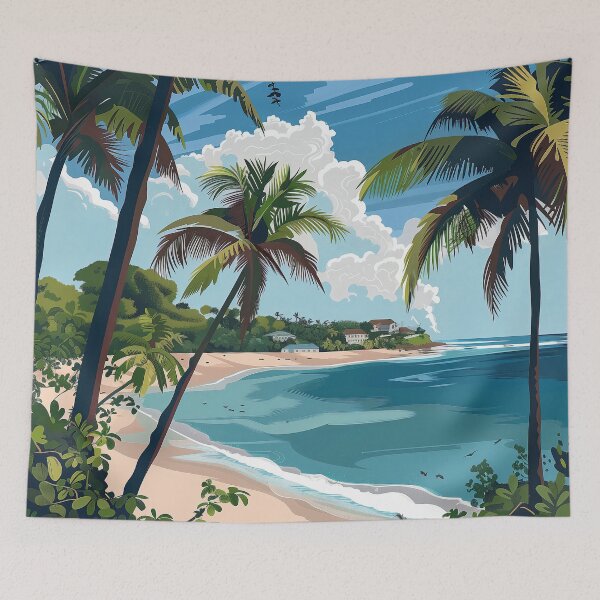 Item preview, Barbados Digital Illustration designed and sold by ComicsFactory.