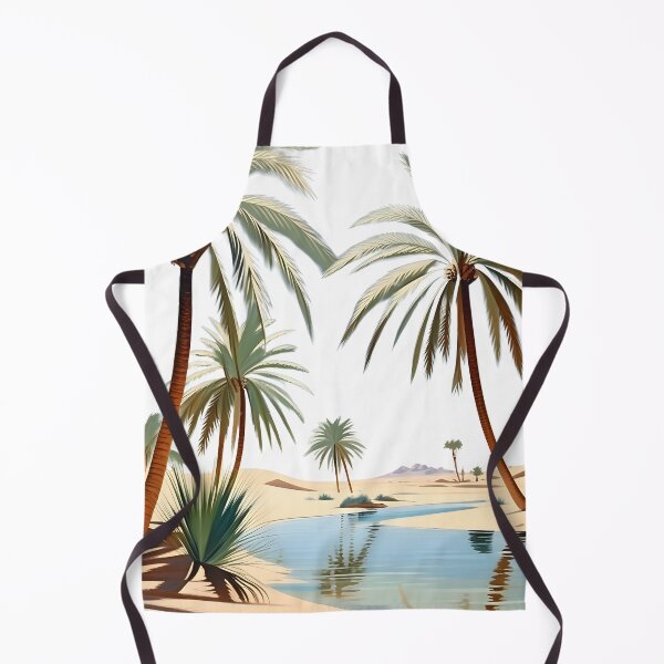 Item preview, A Quiet Desert Oasis—Sand Dunes and Date Palms designed and sold by AspirationalArt.